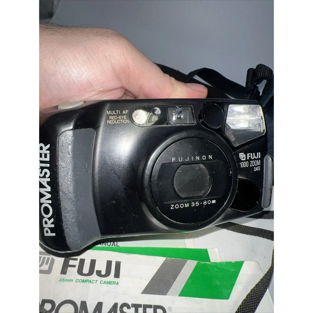 Fujifilm Promaster 1000 Zoom Date - Tested- 2 New Batteries
